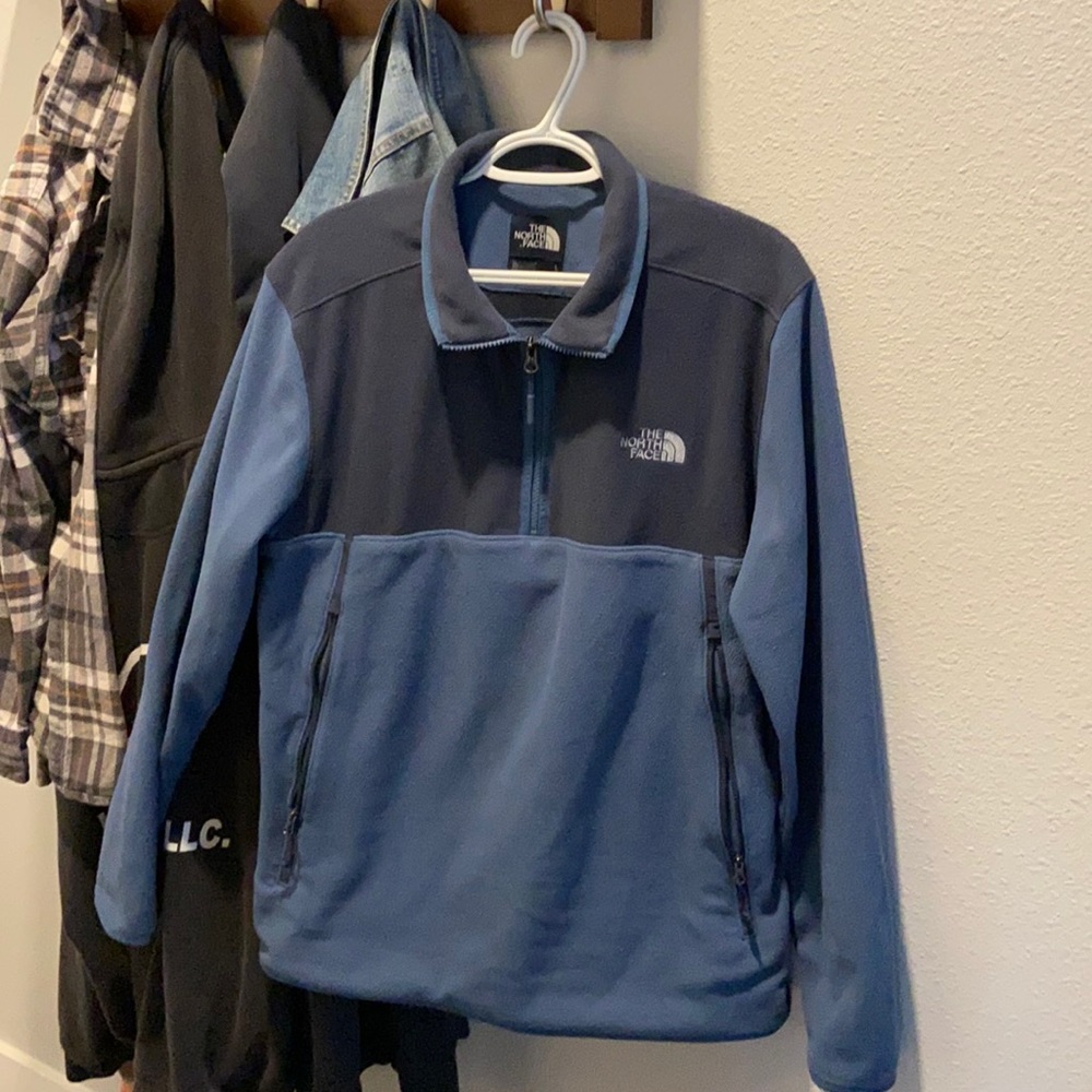 The north face mens large fleece pullover